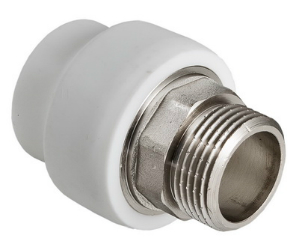 Муфта під ключ із зовнішнім різьбленням 40x1 1/4' ппр/латунь, VALTEC